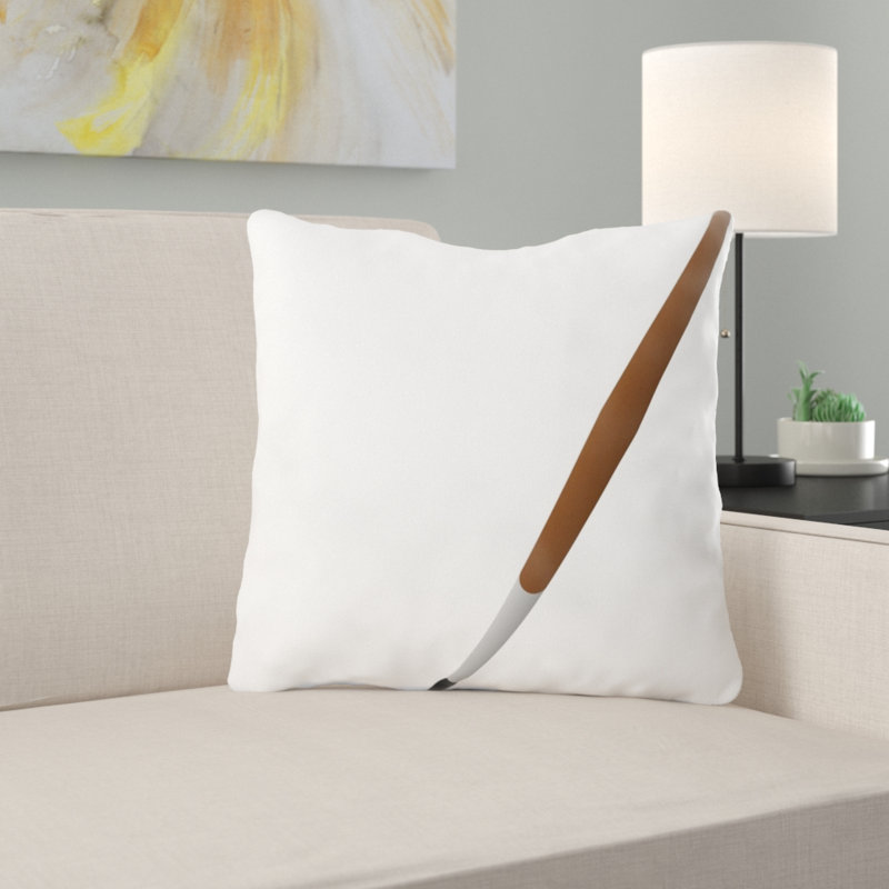 Outdoor Reversible Throw Pillow, Indoor, Microsuede