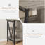 8 Cube Storage Organizer Bookcases, 3 Tier Metal Horizontal Bookcase-1860468441