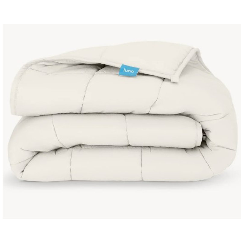 Weighted Throw Blanket, Queen, 20, Ivory