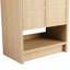 Meuble-lavabo de 30 po avec lavabo en céramique, porte à fermeture en douceur et grande armoire en chêne, apparence attrayante-1993176629