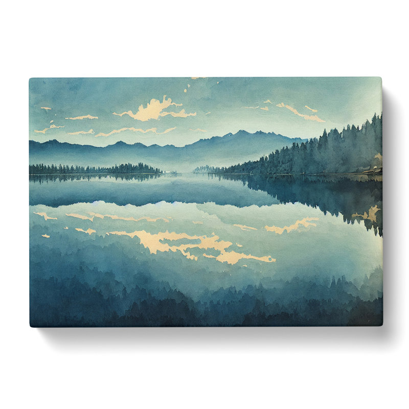 Forest Lake Vol.4 - Wrapped Canvas, 50cm H x 76cm W x 3cm D