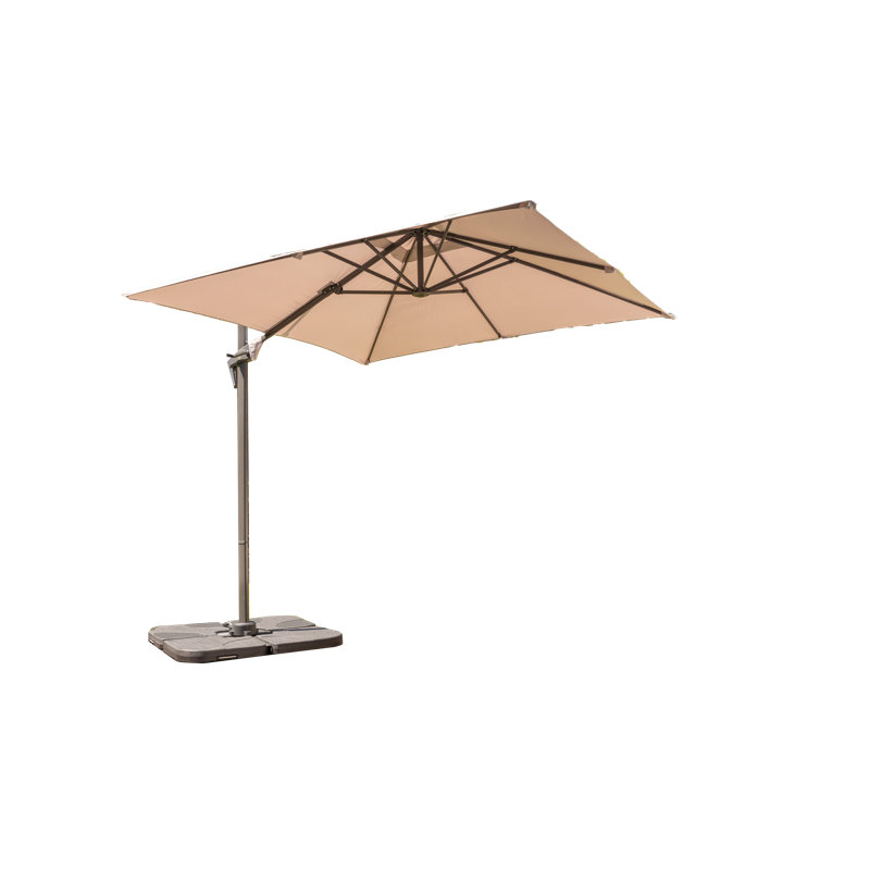 Aabid Royce Junior 2.5m Square Cantilever Parasol, Taupe