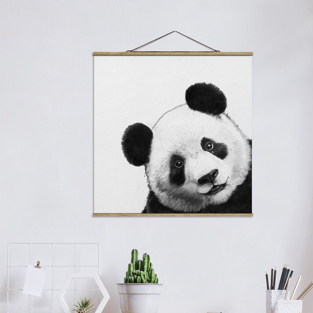 Grafikdruck Panda von Laura Graves