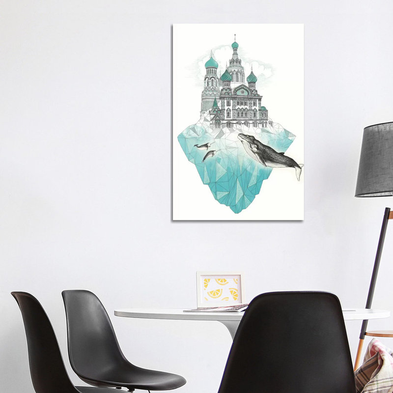 St. Petersiceburg by Laura Graves - Wrapped Canvas Print, 101.6 cm H x 66.04 cm W x 3.175 cm D