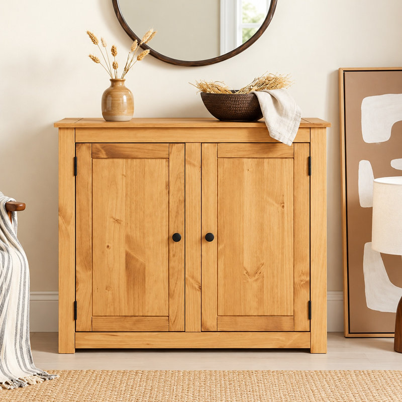 Adelman 93 cm W Pine Solid Wood Sideboard