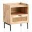 Alikhan 50cm W Metal Bedside Table