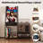Record Player Stand with Vinyl Record Storage, 3-in-1 Record Cabinet & Turntable Stand, Fits 200 Albums, Vintage Media Storage Organizer, Rustic Brown