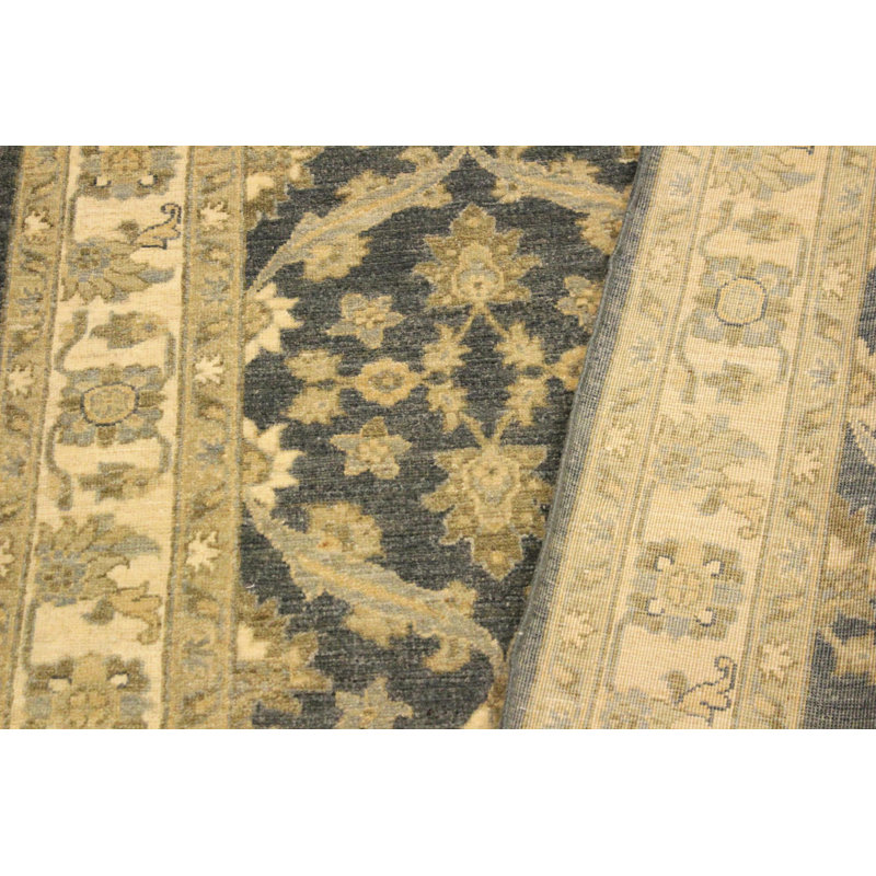 Tapis bleu unique Jack de 4 pi 1 po x 6 pi 4 po Jack par Arshs Fine Rugs