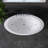 71" x 37" Freestanding Acrylic Whirlpool Soaking Bathtub with Jet Massage Function, Including Faucet