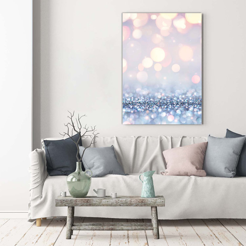 Shiny Background - Wrapped Canvas Print