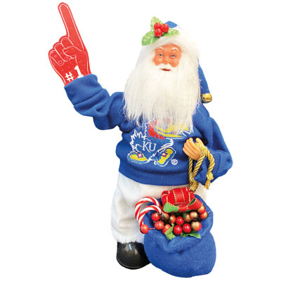 NCAA 12 inch Animated/Musical Santa