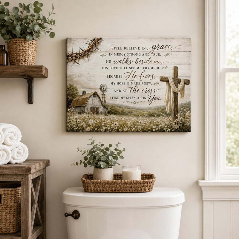 1 Piece Wrapped Canvas Wall Art