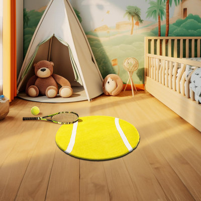 Tapis unique en laine pour enfants Playtime