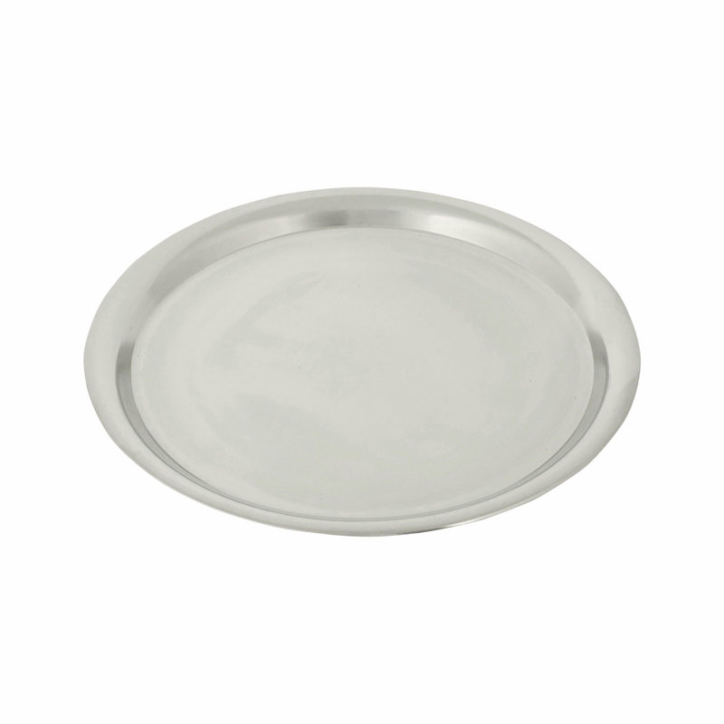 Rosdorf Park Jazlyn Stainless Steel Platter, 31cm H x 31cm W x 15cm D