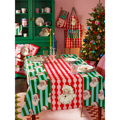 Santa Cotton Reversible Dining Table Runner