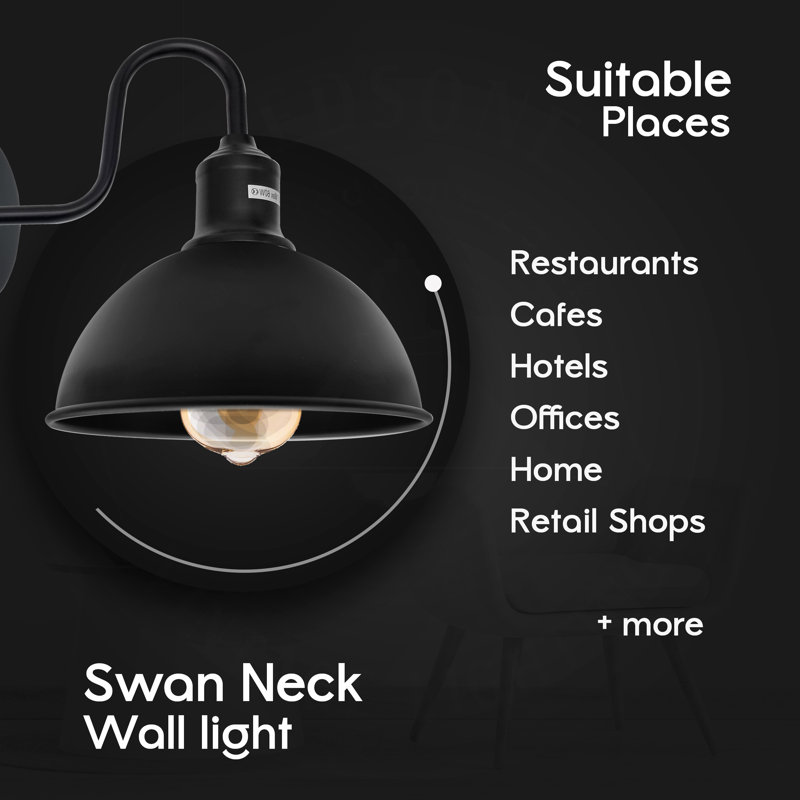 Armed Sconce, No, No, Black