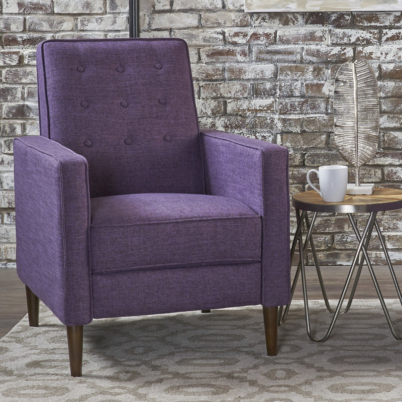 Fauteuil inclinable, Tissu - Mauve