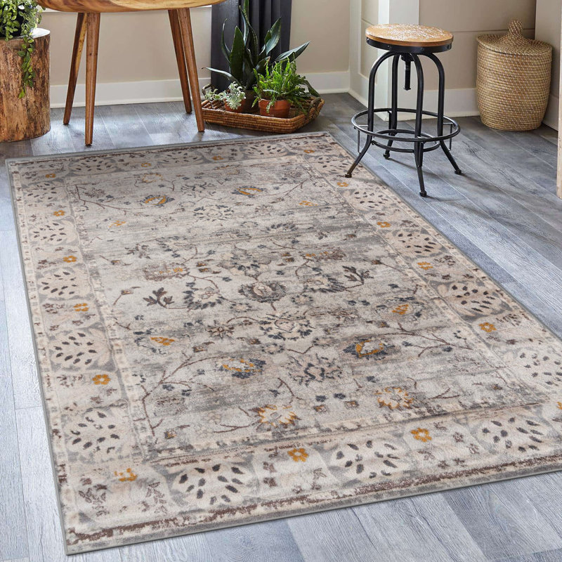 Tapis oriental gris Soti, Rectangle 8 pi x 10 pi