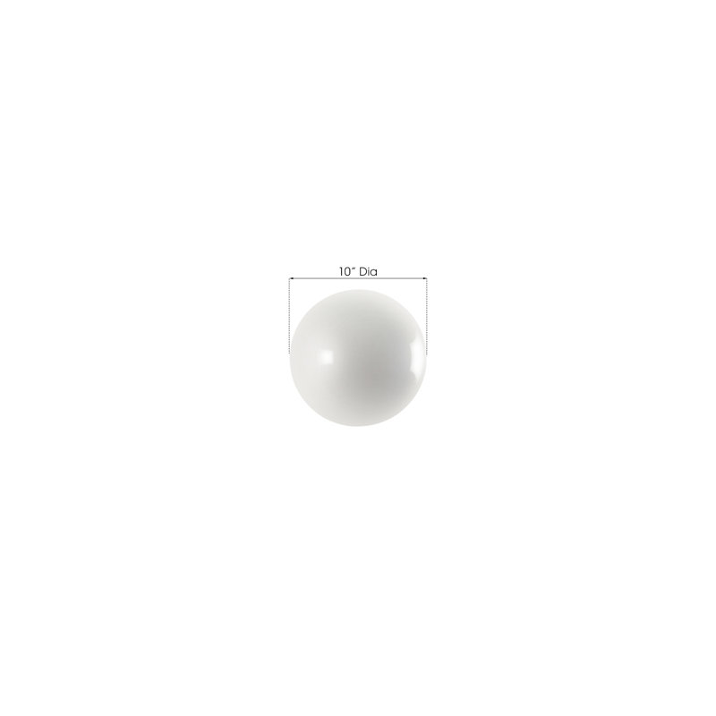Ball on the Wall Décor, 10" H x 10" W x 10" D