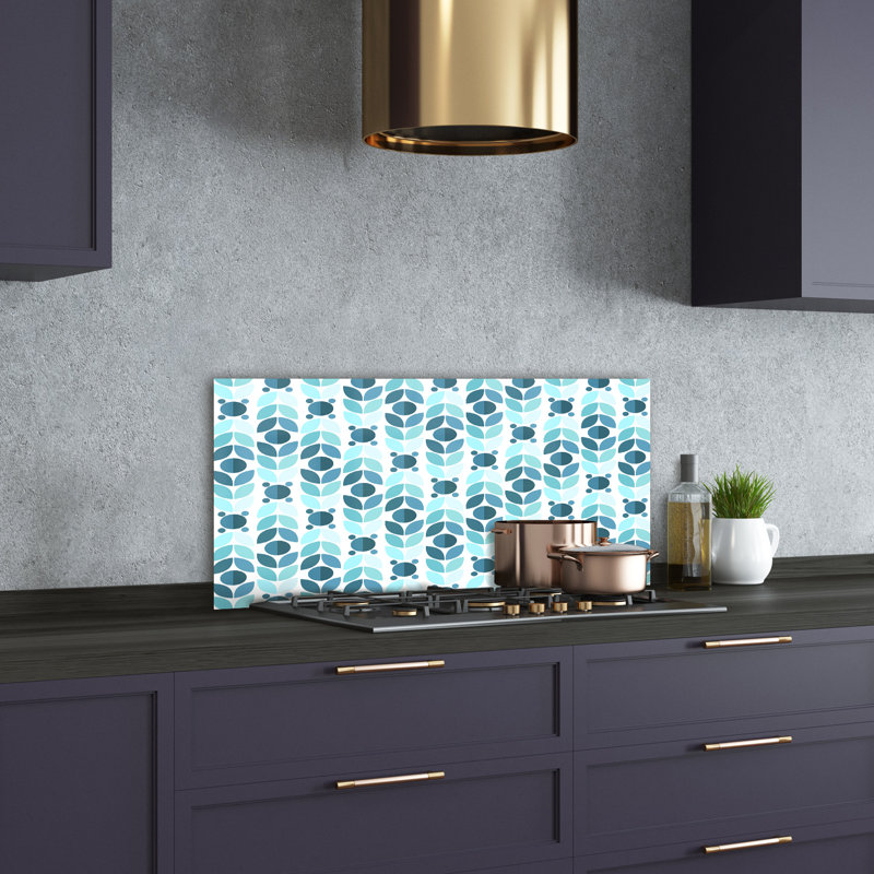 Nodaway 50cm W x 100cm L Glass Peel and Stick Panel