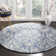 Domingues Hand Tufted Wool/Viscose/Cotton Rug in Navy/Gray