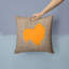 Coussin décoratif intérieur/extérieur sheltie en toile jute-14983126-14983127