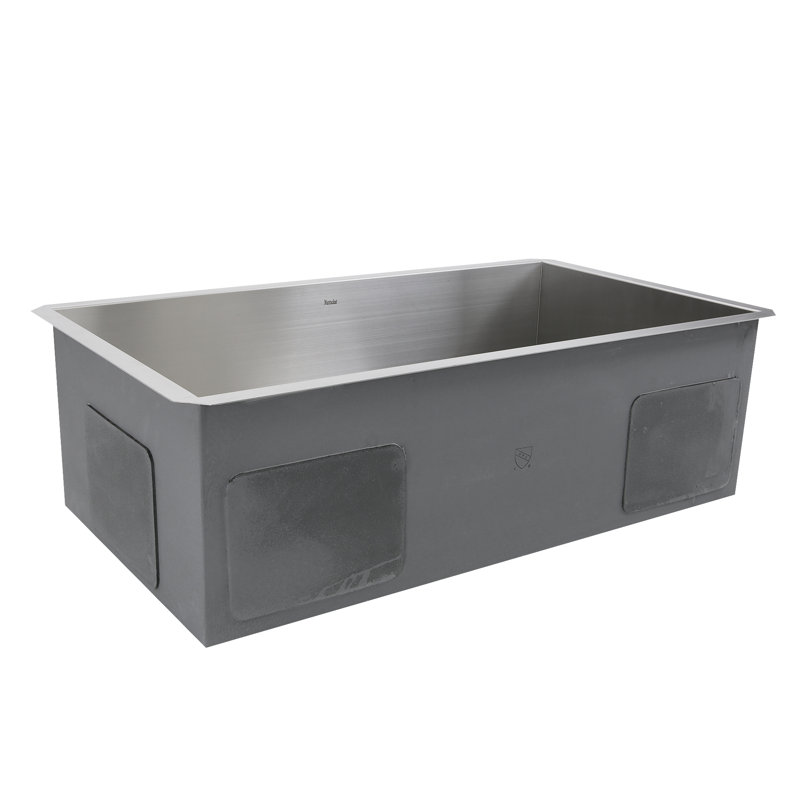 Pro Series 32'' L Stainless Steel Undermount Single Basin Kitchen Sink