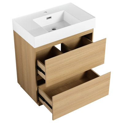 Meuble-lavabo 30 po avec lavabo simple