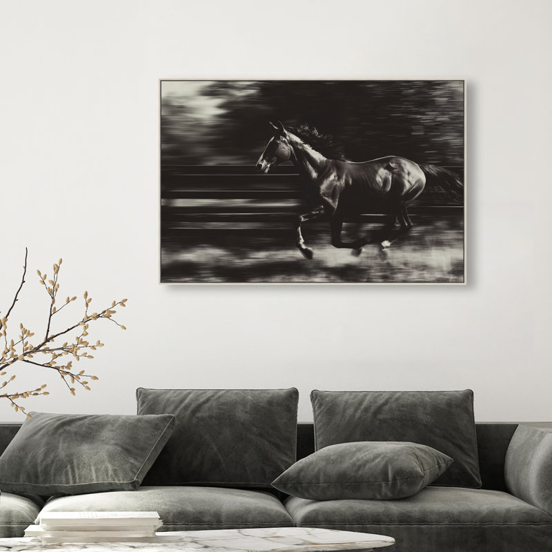 Velocity Unbound Print by Oliver Gal, 21"H x 31"W, Silver Floater Frame