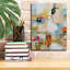  «Urban Garden» par Katherine Irvin, art mural sur toile, 12 po x 16 po