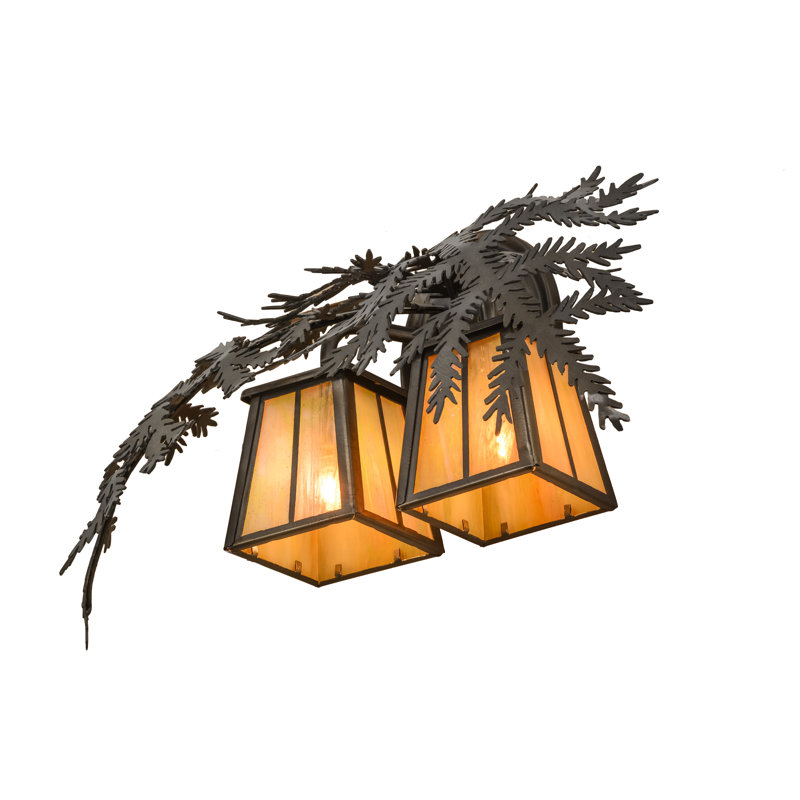 Rustic Lodge Armed Sconce