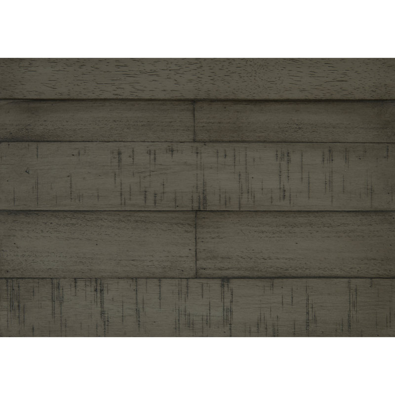 Banc à hauteur de comptoir rembourré en mousse grise pour salle à manger avec siège en tissu texturé, structure en bois