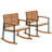 Outsunny Outdoor Rocking Chair Set Of 2