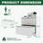 metal frame File Cabinet with 2 Drawers-1081267163