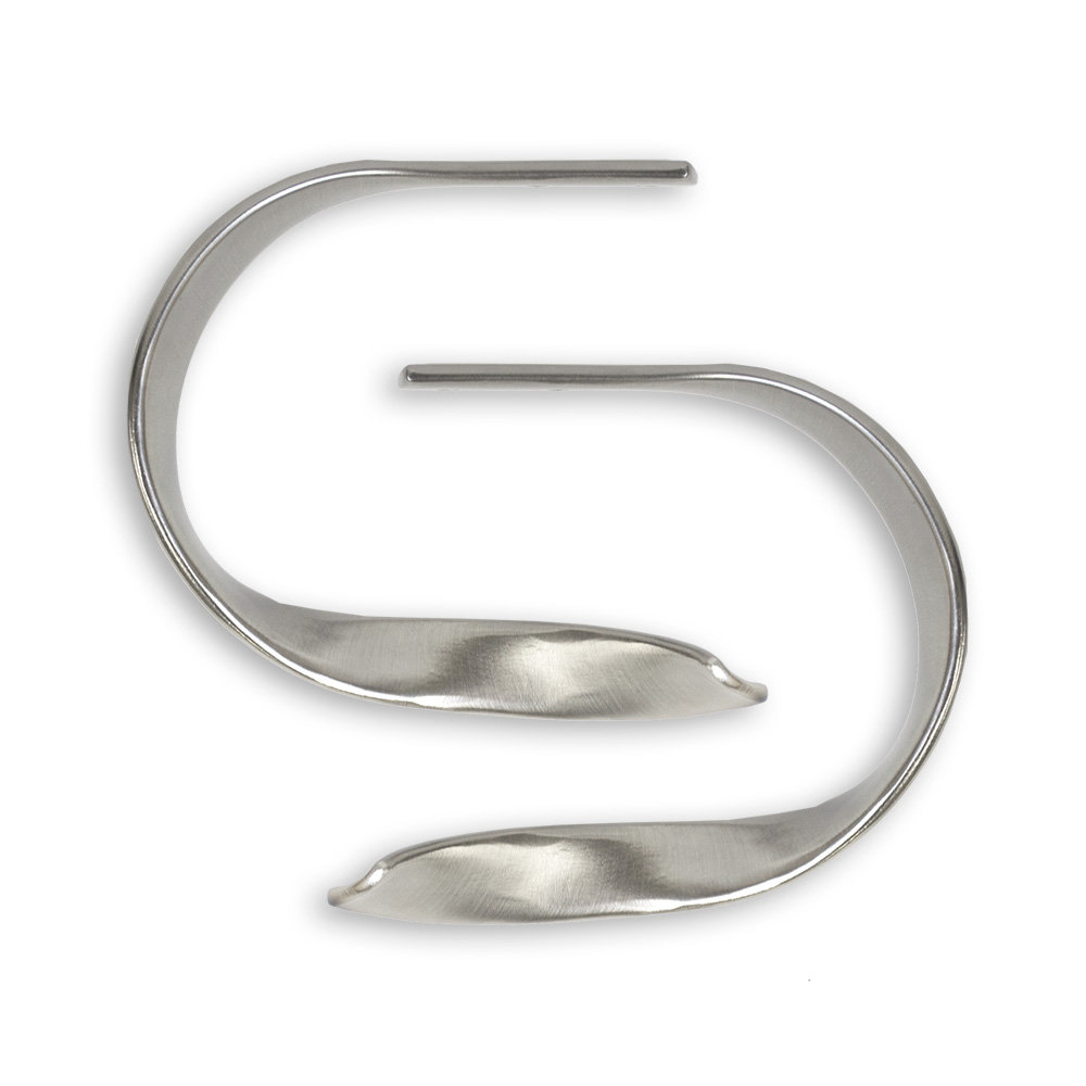 Presley Curtain Holdback, Plated Brushed Nickel