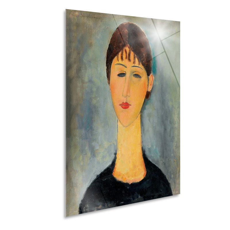 Portrait Of Madame Zborowska by Amedeo Modigliani - No Frame Print, 100cm H x 70cm W, Plastic/Acrylic