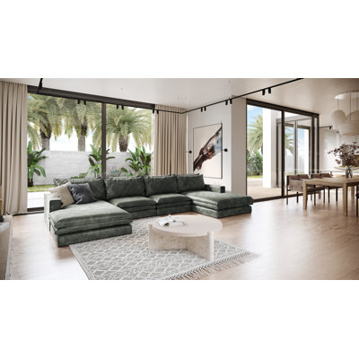 Aaron Large U Corner Sofa