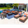 Yussuf 15 - Person Modular Patio Conversation Sets with Cushions