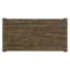 Table basse rectangulaire avec plateau en bois manufacturé et tablette