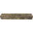 Reclaimed Axed Cut Faux Wood Fireplace Mantel, 5 1/2"H x 7 1/2"D x 78"W, Smokey Brown Finish-129989809-96388710