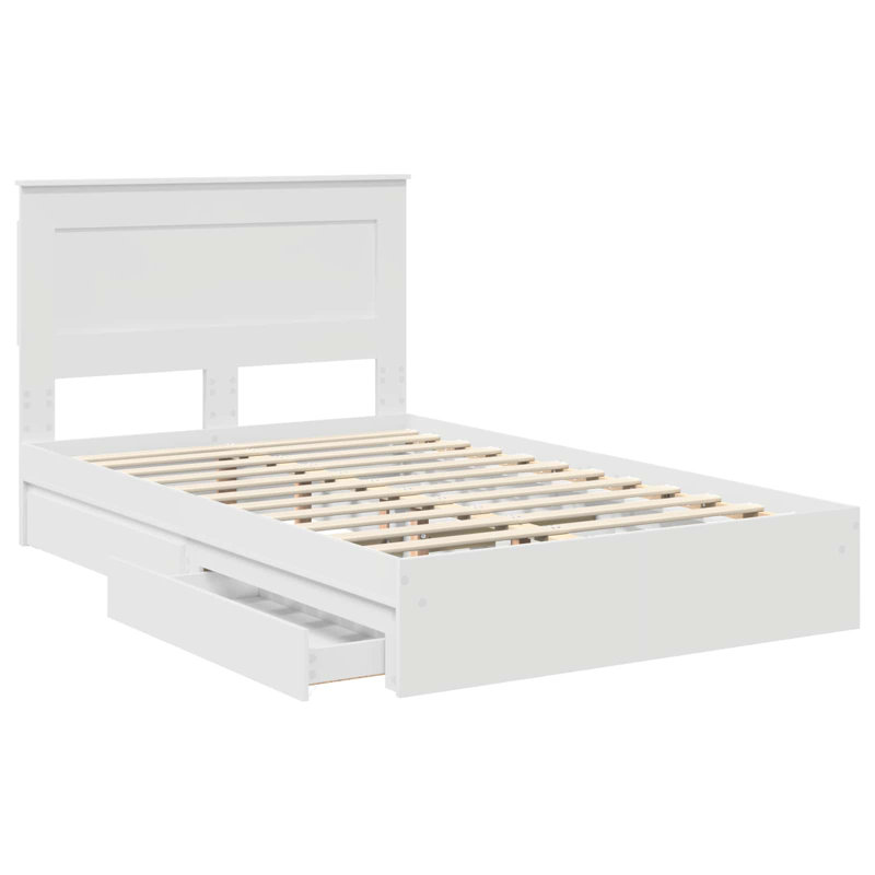 Bed, Small Double (4'), White