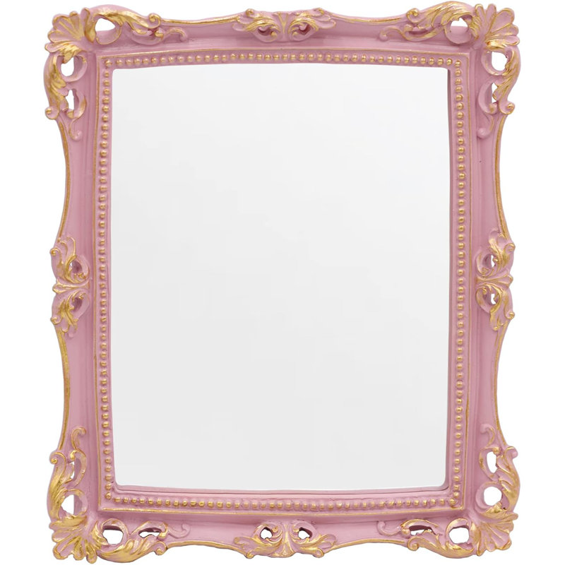 Rectangle Mirror, Pink