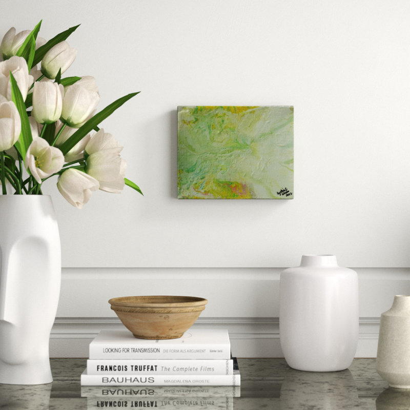 Fleecy Meadow' - Wrapped Canvas Painting Print