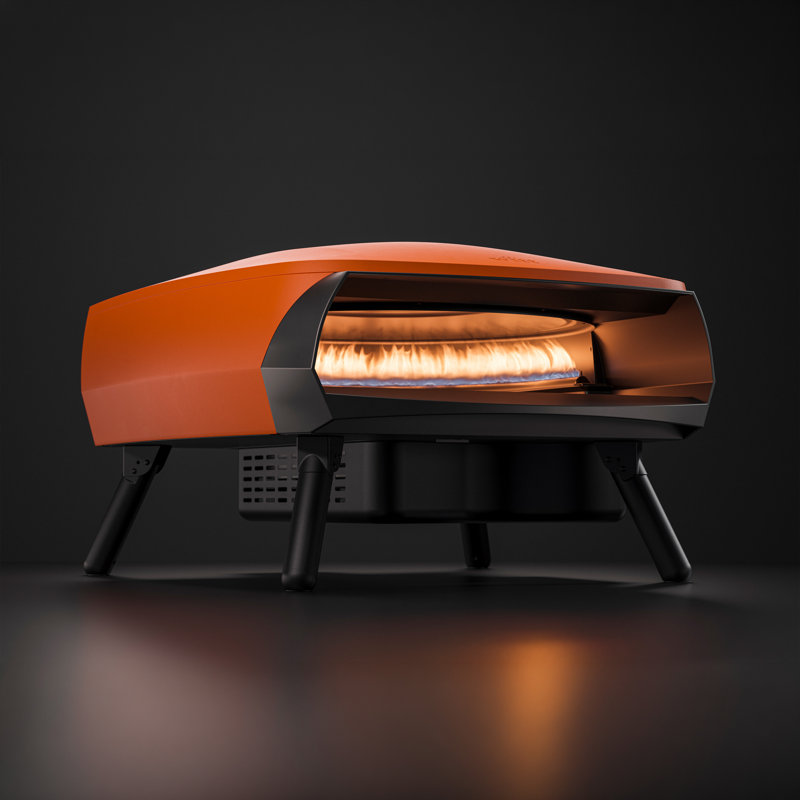 Witt Pizza Countertop Propane Pizza Oven, Matte Orange
