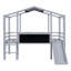 Lit mezzanine simple avec échelle et glissade