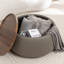Repose-pieds de cocktail rond avec rangement Pietsch-365955037