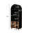 71" Tall Arched Display Bar Cabinet-1283989601