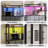 Upholstered Headboard for Twin Size Bed with 3 Tier Shelves,LED Lights and Charging Station,Height-Adjustable Headboard with Soft Backrest,Grey-1188183077