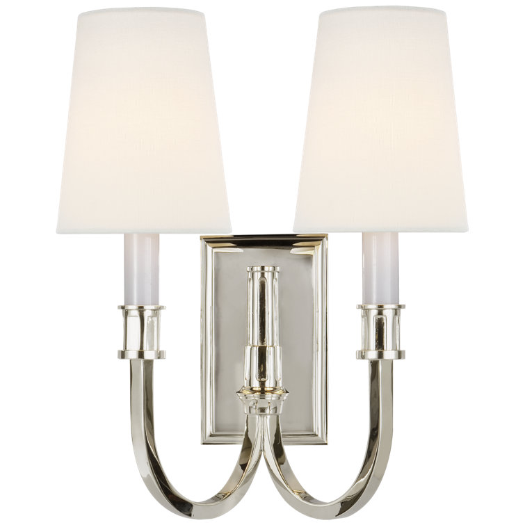 Thomas O'Brien Modern Library Double Sconce