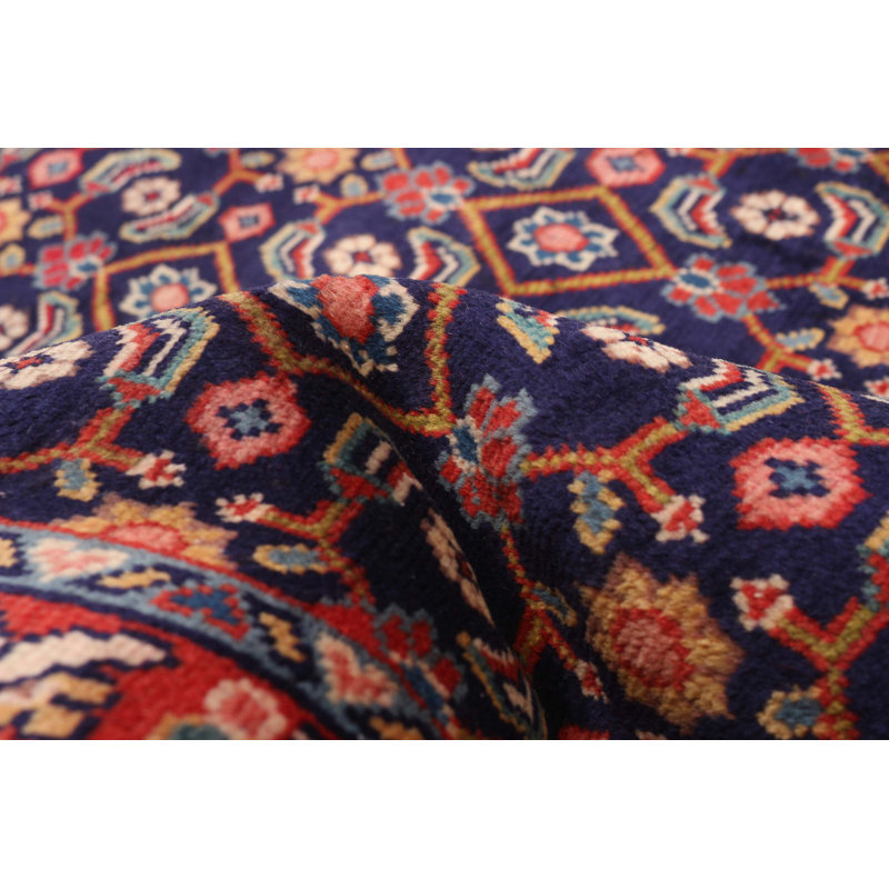 Anzaldua Navy Rug 3'4" x 9'5"